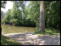 path to the river at Pe-Che-Wa Access Site