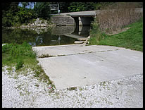 river access at US 35 in Greentown